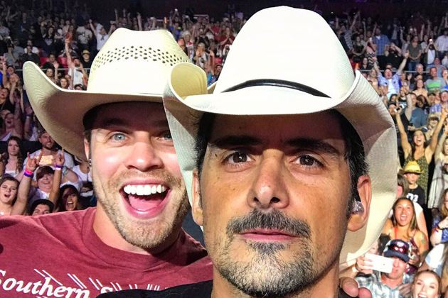 Dustin Lynch has been Learning from Brad Paisley for a Long Time