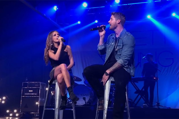 Brett Young and Carly Pearce Team on “Whiskey Lullaby” Cover Live [VIDEO]