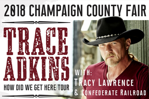 B104 Welcomes Trace Adkins to 2018 Champaign County Fair