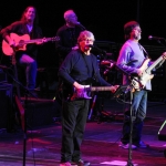 Randy Owen, Teddy Gentry and members of the Alabama Band on stage