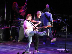 Randy Owen and members of the Alabama Band on stage
