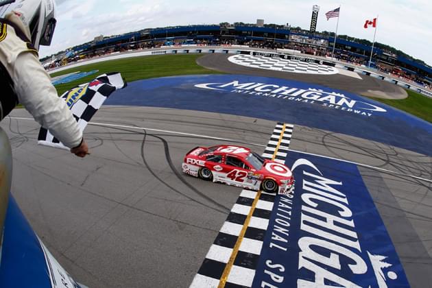 Which NASCAR Drive Can Beat Larson at Michigan?