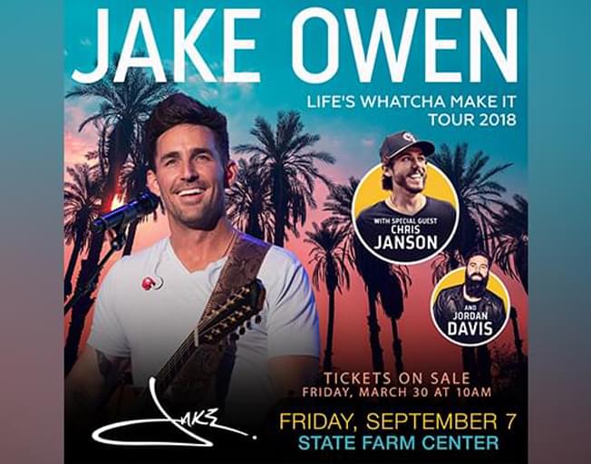 Faith & Hunter Have Your Chance To Win Tickets To Jake Owen