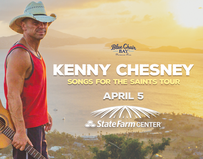Kenny Chesney "Songs for the Saints 2019 Tour" at the State Farm Center in Champaign, IL April 5, 2019