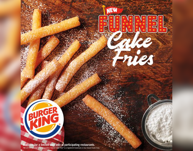 Funnel Cake Fries are Back at Burger King!