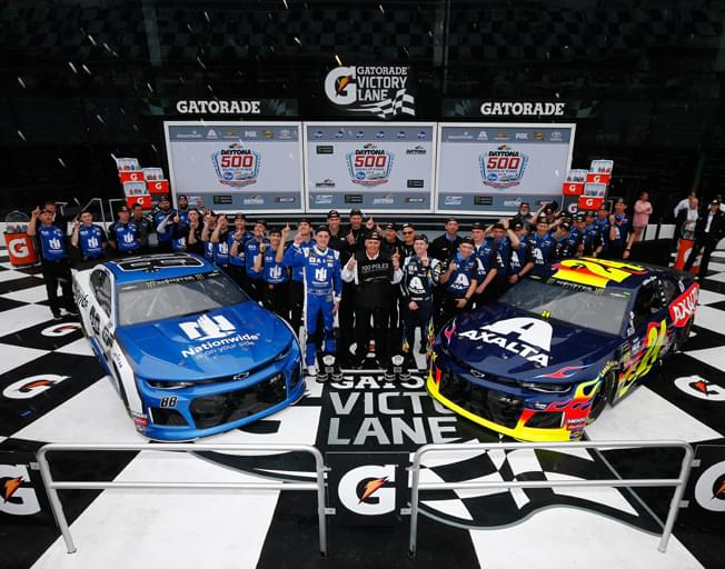 William Byron and Alex Bowman earn NASCAR Front Row for 2019 Daytona 500 Start