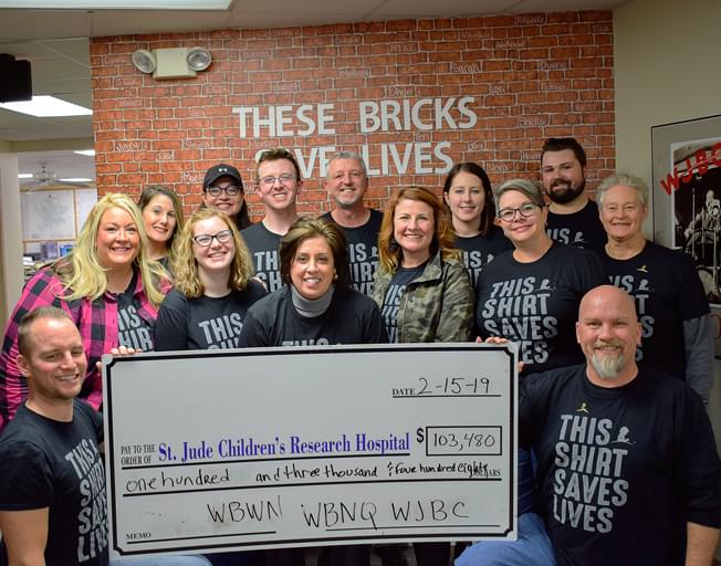 THANK YOU for Helping Raise $103,480 for St. Jude with B104!