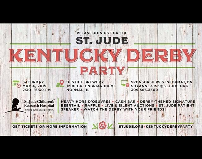 Join B104 At St. Jude’s Kentucky Derby Party