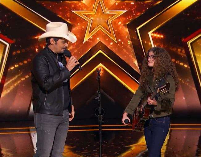 15-Year-Old Singer-Songwriter Earns Golden Buzzer from Brad Paisley [VIDEOS]