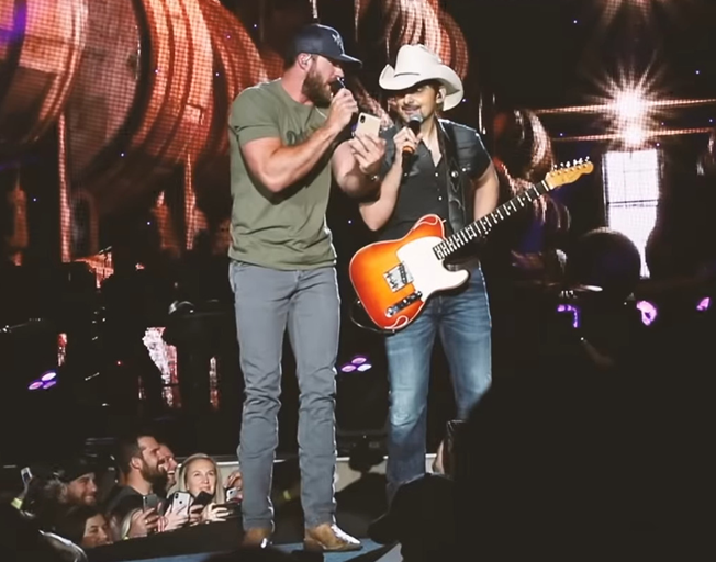 Riley Green is Watching His Back on Brad Paisley Tour [VIDEO]