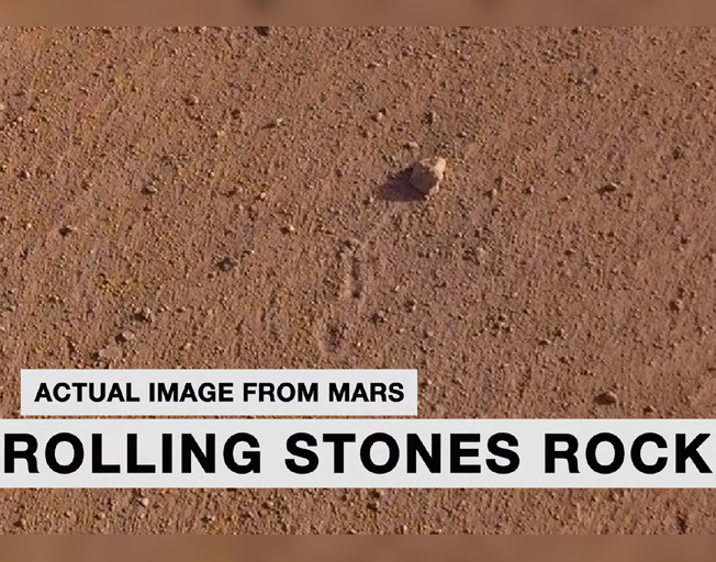 NASA Names Martian Boulder After Rolling Stones [VIDEO]