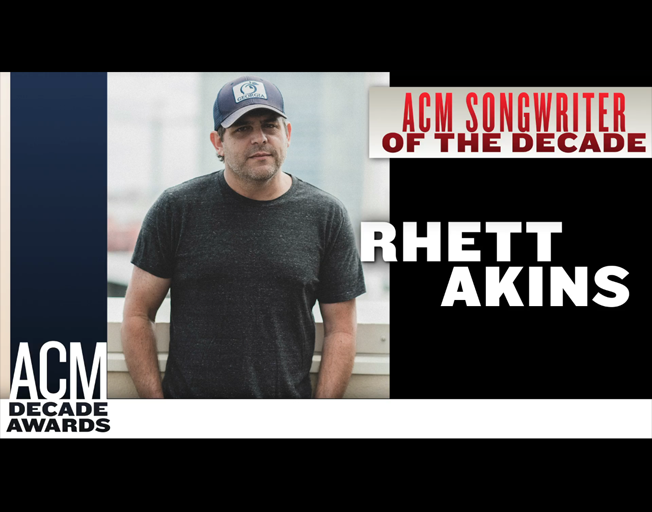 Thomas Rhett’s Dad, Rhett Akins, Named ACM Songwriter of the Decade [VIDEO]