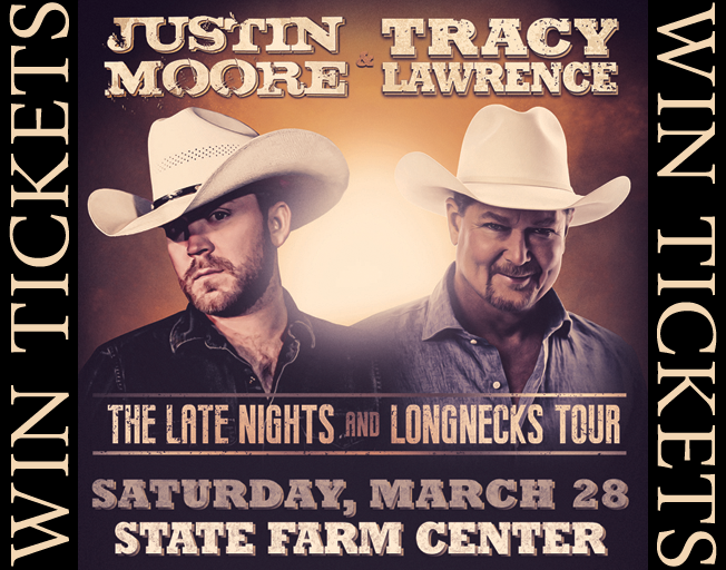 Win Tickets To Justin Moore and Tracy Lawrence With Faith In The Morning