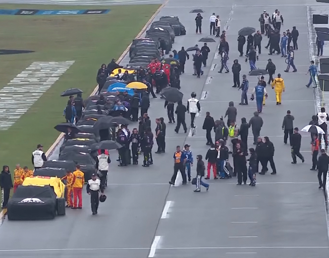 Rain Delays NASCAR Talladega Playoff Race to Monday After Stage One [VIDEO]