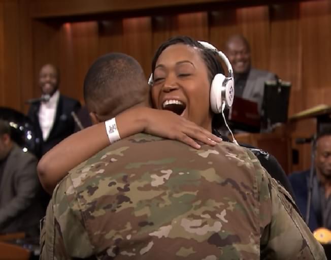 Military Veteran Surprised By Her Husband On Veterans Day [VIDEO]