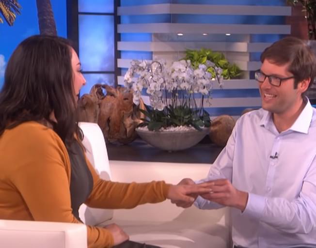 Local Hero Who Rescued Dog Gives Surprise Proposal On Ellen [VIDEO]