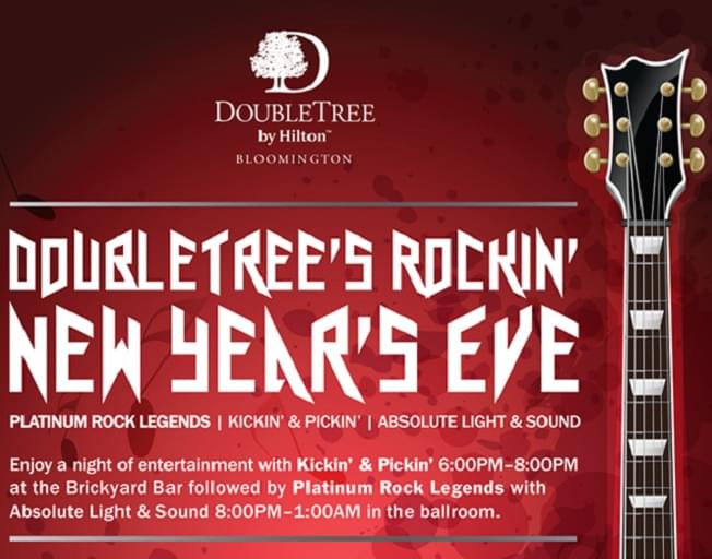 Win Tickets and Overnight Stay To Double Tree’s New Years Eve Party