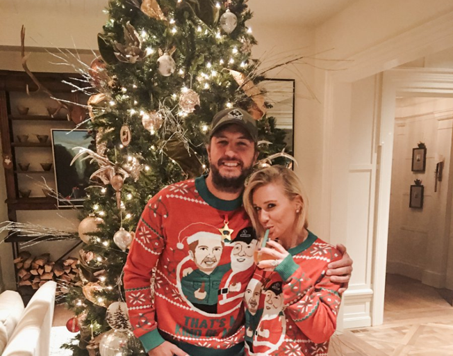 Luke Bryan has a Christmas Tradition of Chili Dogs and Onesies?