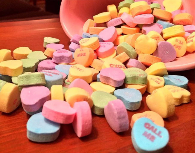 Sweethearts Valentine Heart Candy is Back!