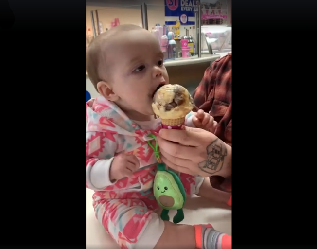 Video Of Baby Tasting Ice Cream For The First Time Goes Viral
