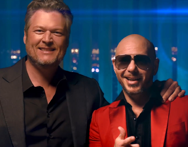 Watch as Blake Shelton Joins Pitbull for “Get Ready” Music Video