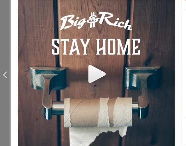Check Out the New Coronavirus Quarantine Song by Big & Rich ‘Stay Home’