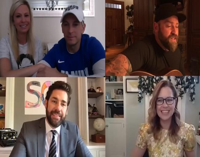 The Office Cast Reunites For Zoom Wedding With Zac Brown [VIDEO]