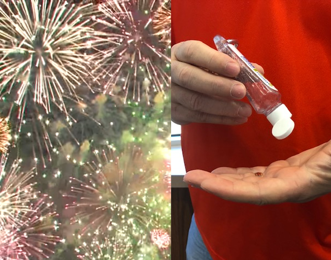 Fireworks And Hand Sanitizer Don’t Mix