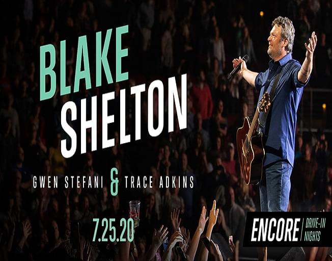Blake Shelton Hosts ONE NIGHT ONLY Drive-In Concert Event July 25th