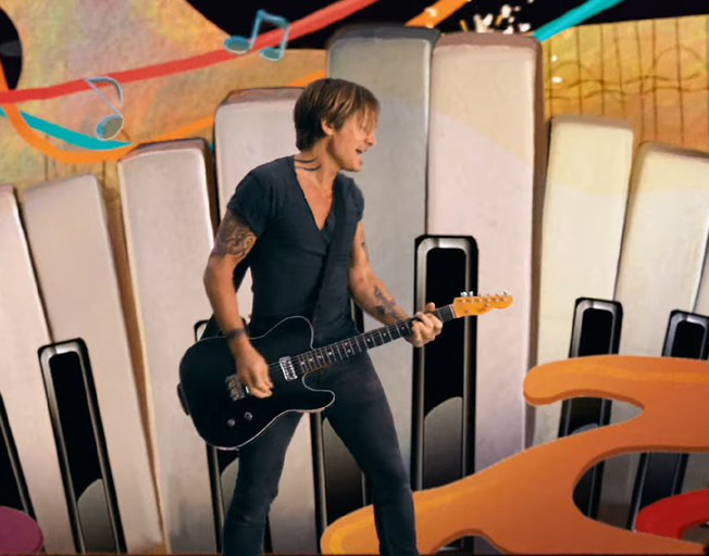 Keith Urban Premieres His New Video, “Superman,” and Talks About How He Overcame Lock-down Paralysis