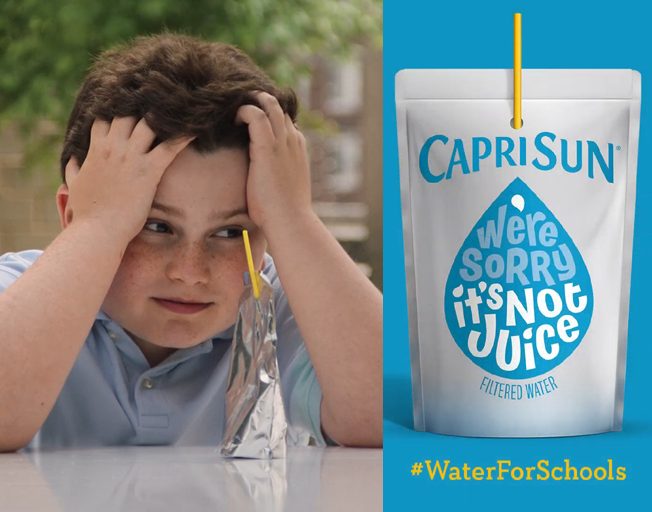 Capri Sun Replacing Juice Pouches With Water Pouches [VIDEO]