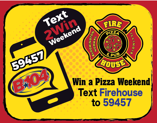 Win A $50 Gift Certificate To Firehouse Pizza With The B104 Text Club