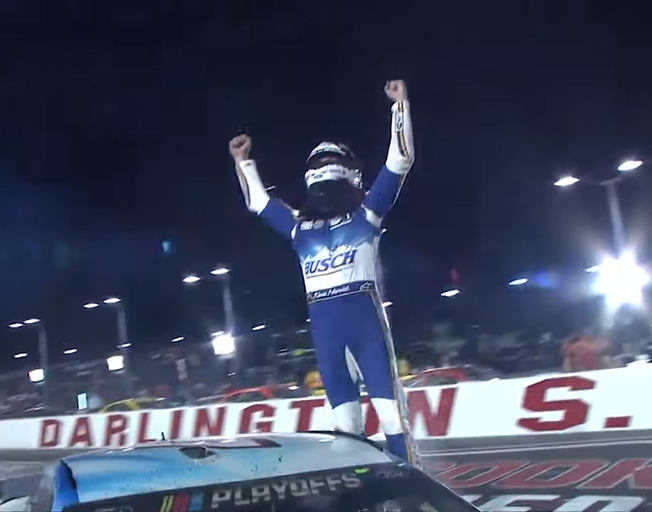 Kevin Harvick Starts NASCAR Playoffs with Darlington Win [VIDEO]