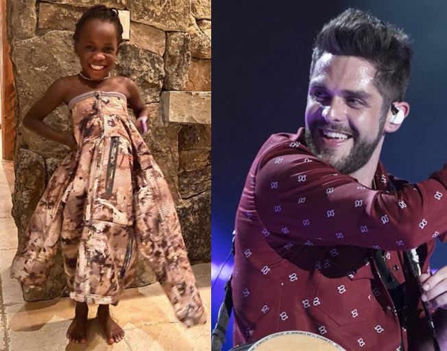 Thomas Rhett’s 5-year-old Daughter’s Creates ‘Brilliant’ Camo Dress