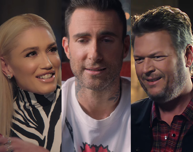 Adam Levine Plays Matchmaker for Gwen Stefani and Blake Shelton in T-Mobile Super Bowl Commercial [VIDEO]