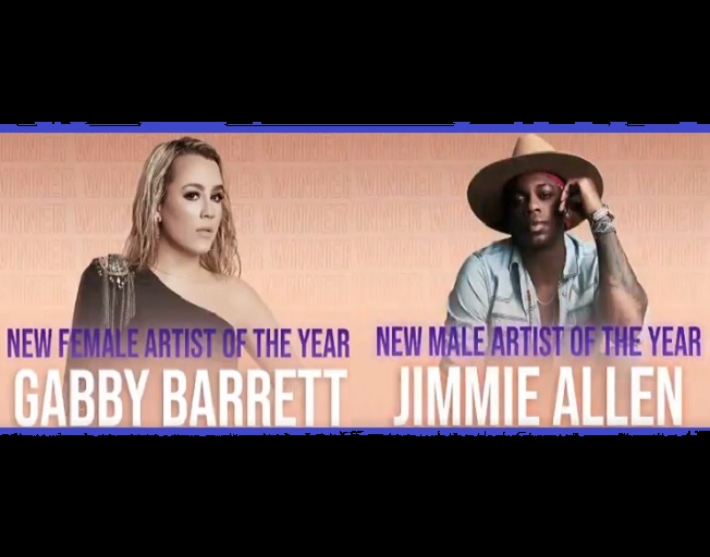 Jimmie Allen and Gabby Barrett Win Early New Artist Honors At 56th ACM Awards