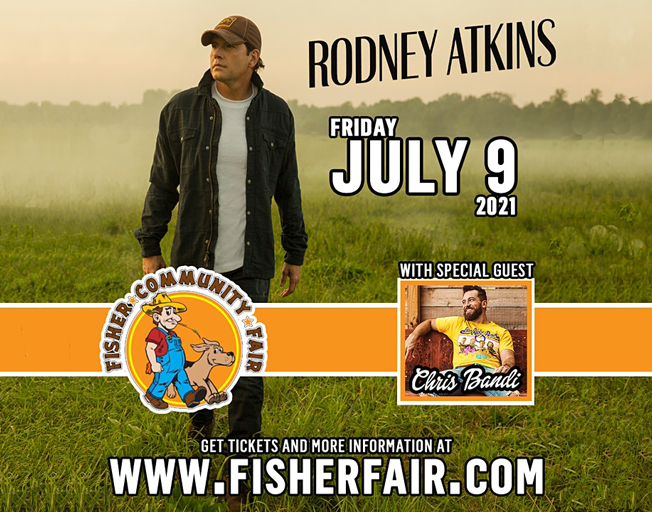 Rodney Atkins Replaces Jimmie Allen at 2021 Fisher Fair