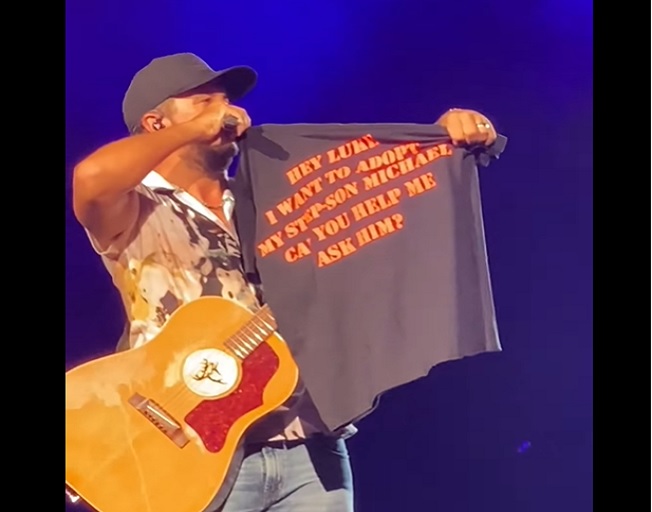 Watch! Luke Bryan Helps A Fan With His Wish To Adopt His Stepson