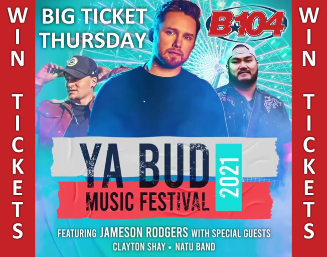 Win Tickets to Jameson Rodgers with B104’s Big Ticket Thursday