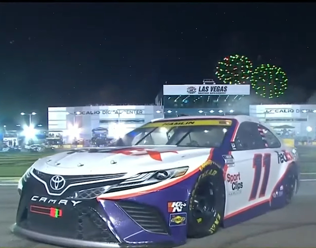 Denny Hamlin Starts NASCAR Playoffs Round of 12 with Las Vegas Win [VIDEO]