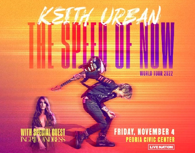 Keith Urban Brings His ‘Speed Of Now World Tour’ To Peoria