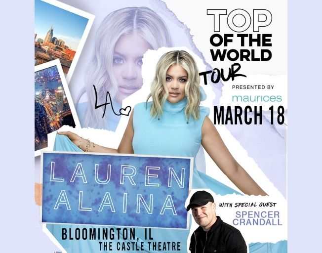 Lauren Alaina’s Top of The World Tour Comes To Bloomington