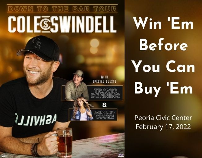 Win Tickets to Cole Swindell Before You Can Buy Em