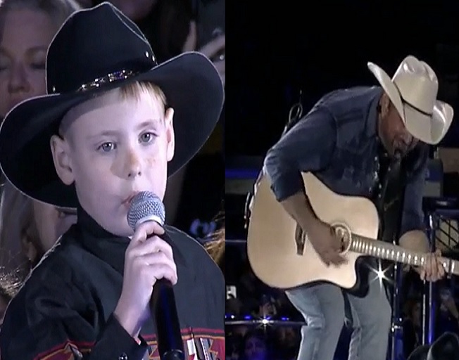 Garth Brooks Duets With ‘Rock Star’ 7-Year-Old at Nashville Show [Watch]