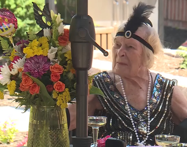 Woman Born in 1920 Gets “Roaring ’20s” Birthday Party [VIDEO]