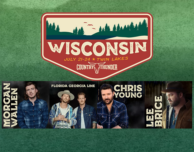 Win Four 4-Day Tickets to Country Thunder with a Camping Spot