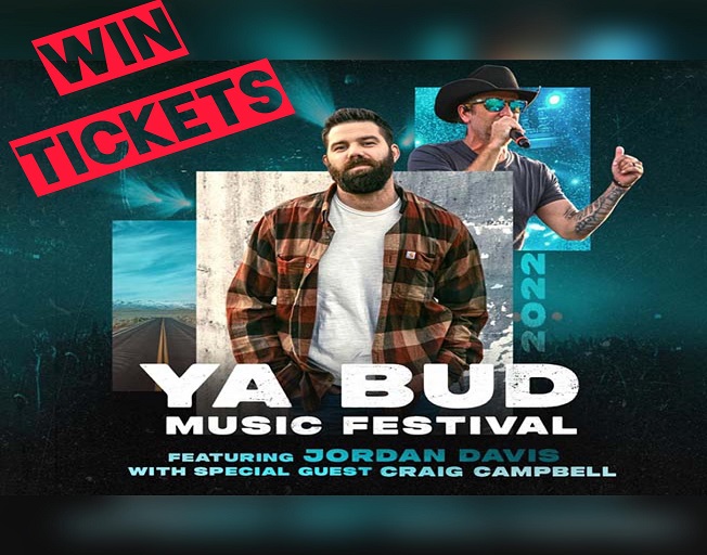 Win Tickets To Jordan Davis at Ya Bud Music Festival with Faith in the Morning