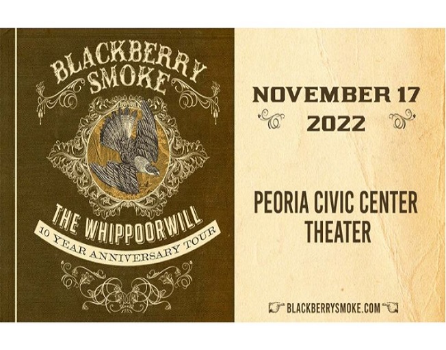 Win Tickets to Blackberry Smoke at the Peoria Civic Center Theatre