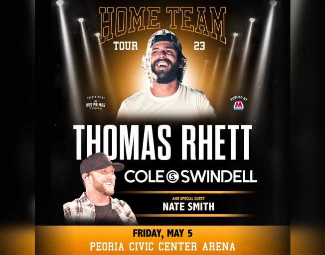 Thomas Rhett “Home Team Tour” Comes To Peoria Civic Center