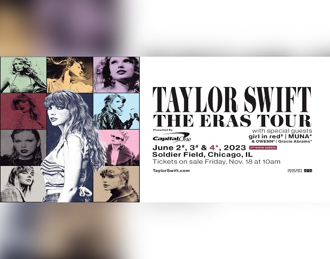 WIN Tickets to Taylor Swift at Soldier Field With B104